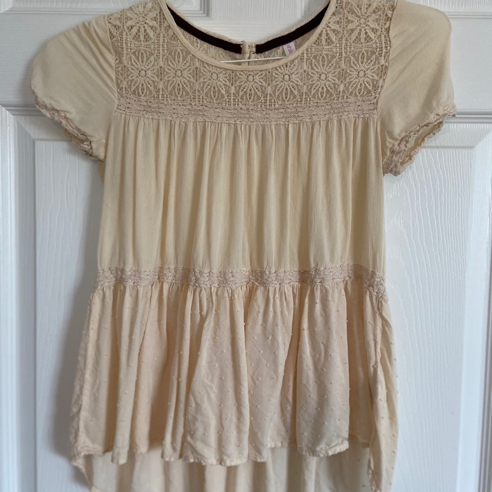 Spring/summer embroidered top
